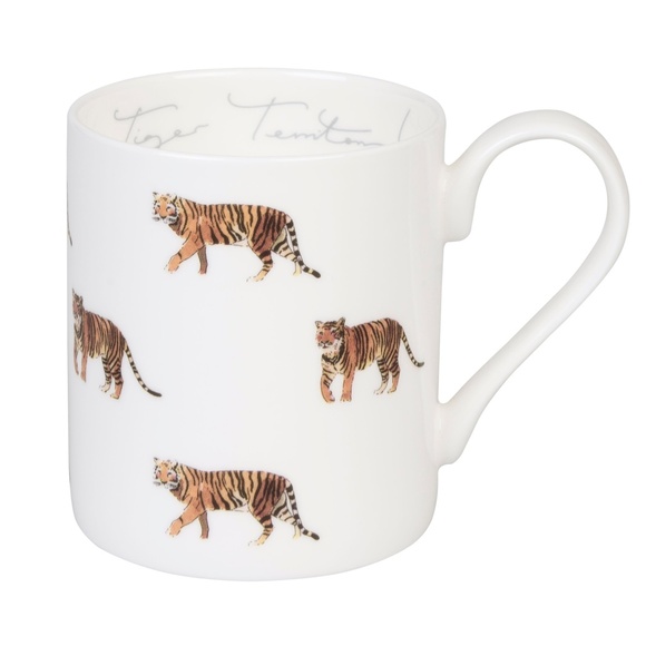 NEW Cheetah Tiger Bone China Mug in Gift Box - Picture 1 of 2